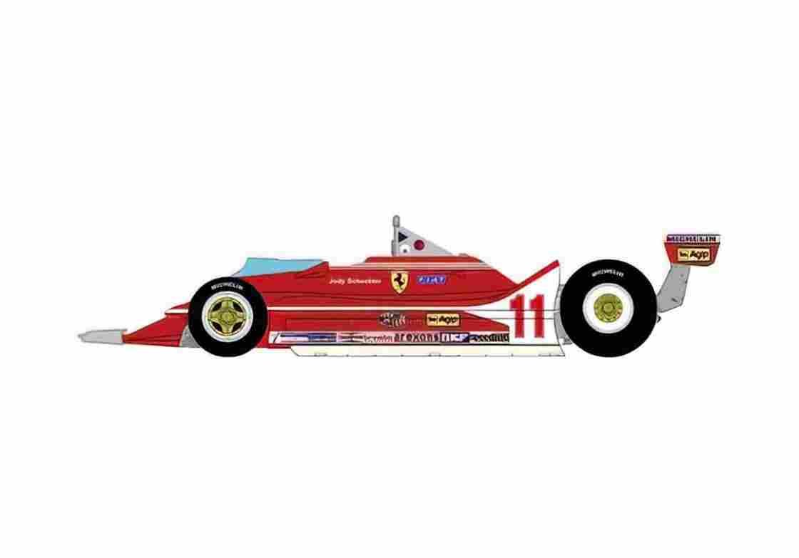 Blueprint Ferrari 312T4 F1 OW 1979 A4 Photo Print