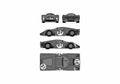 Blueprint Ferrari 330 P3 Le Mans Coupe 1966 A4 Photo Print