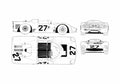 Blueprint Ferrari 330 P3 Targa 1966 A4 Photo Print