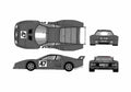Blueprint Ferrari 512 BB Le Mans Coupe 1981 A4 Photo Print