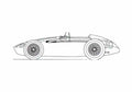Blueprint Ferrari 553 F2 Monza GP OW 1953 A4 Photo Print