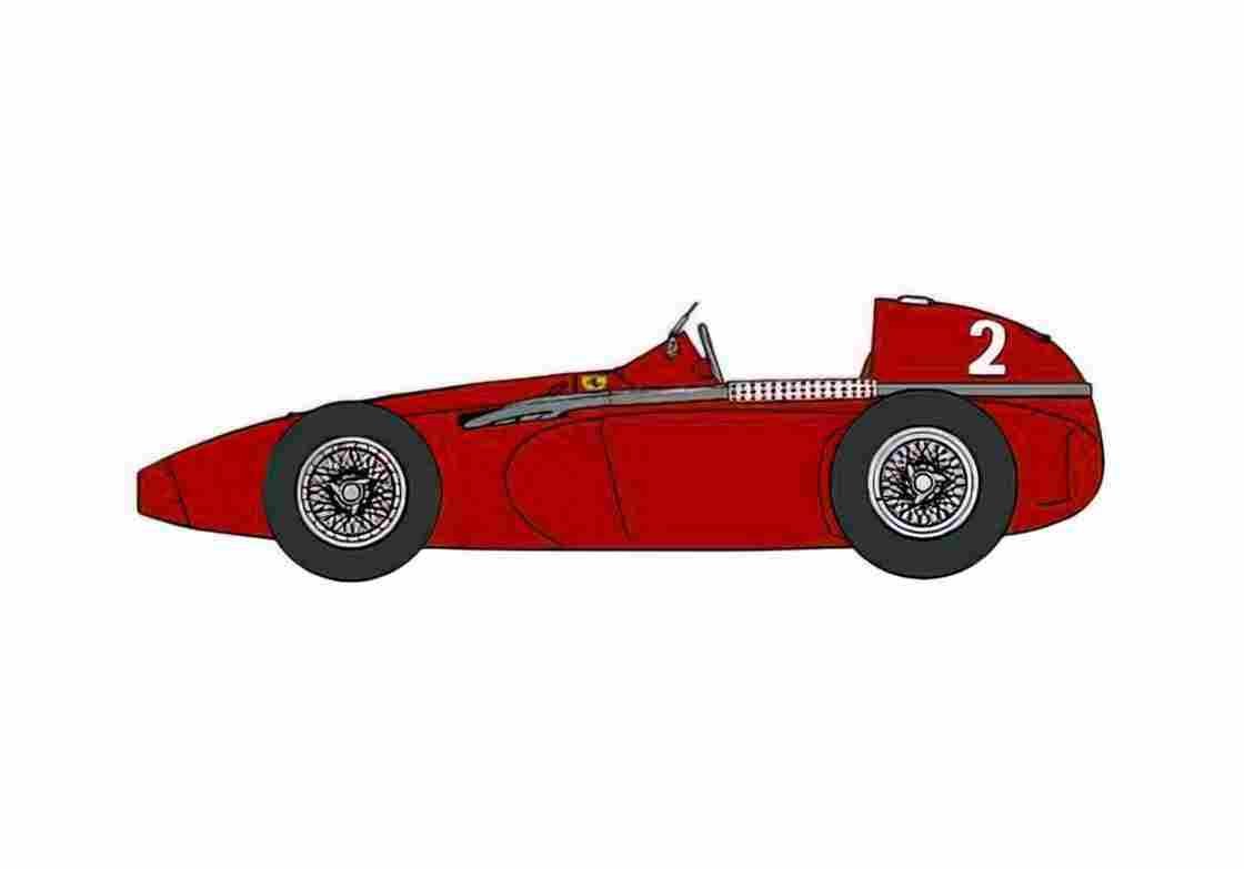 Blueprint Ferrari 555 F1 OW 1955 A4 Photo Print