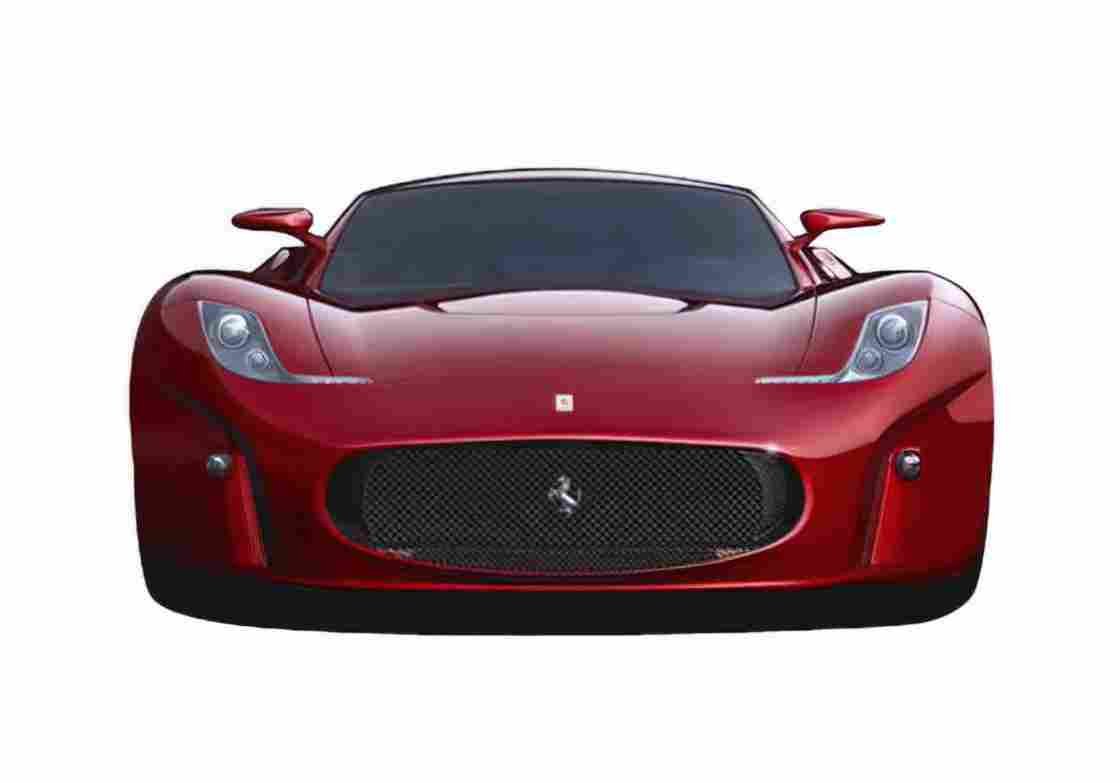 Blueprint Ferrari Coupe 2008 A4 Photo Print