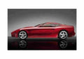 Blueprint Ferrari Coupe A4 Photo Print