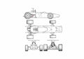 Blueprint Ferrari Dino 166 F2 OW 1967 A4 Photo Print