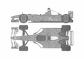 Blueprint Ferrari F2000 F1 OW 2000 A4 Photo Print