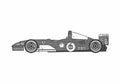 Blueprint Ferrari F2004 F1 OW 2004 A4 Photo Print