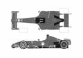 Blueprint Ferrari F2007 F1 OW 2007 A4 Photo Print