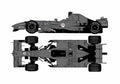 Blueprint Ferrari F2008 Verc OW 2008 A4 Photo Print