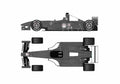 Blueprint Ferrari F399 Monaco GP OW 1999 A4 Photo Print