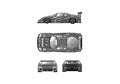 Blueprint Ferrari F40 Le Mans Brummel Coupe 1995 A4 Photo Print