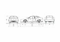 Blueprint Fiat 20VT Coupe 1993 A4 Photo Print