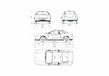 Blueprint Fiat 20VT Coupe 1999 A4 Photo Print
