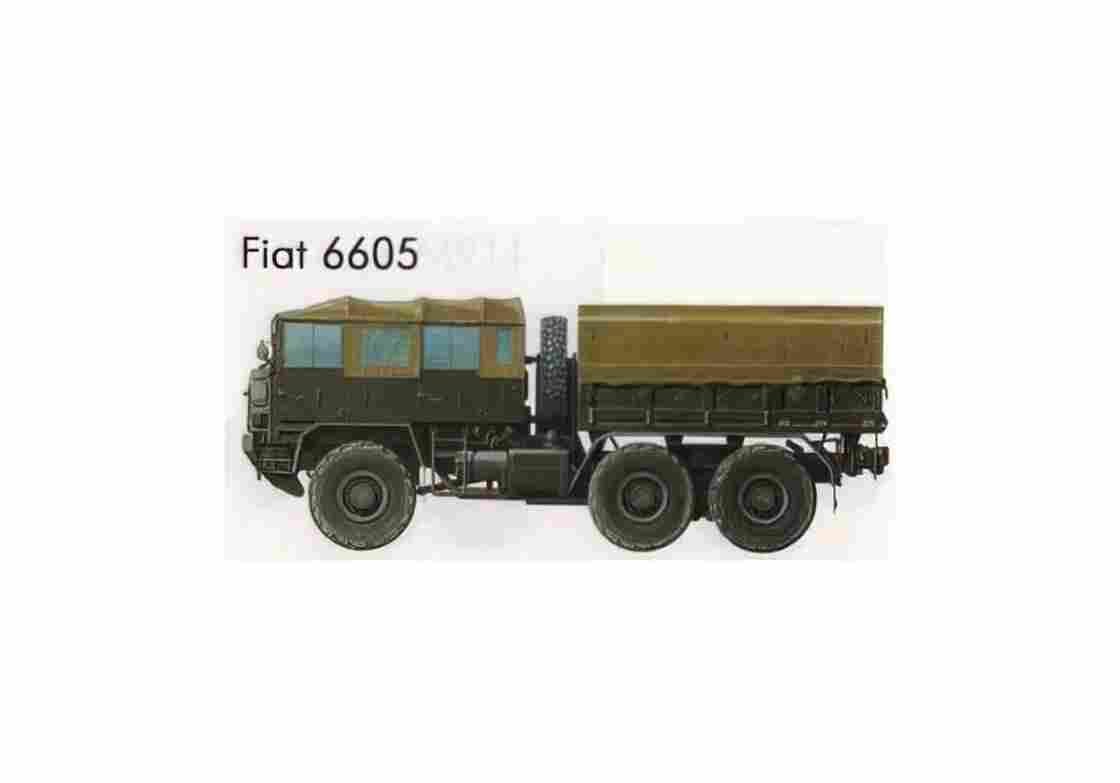 Blueprint Fiat 6605 Truck 1966 01 A4 Photo Print