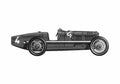 Blueprint Fiat 805GP OW 1923 A4 Photo Print