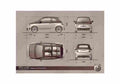 Blueprint Fiat Abarth 500C Hatchback 2010 A4 Photo Print