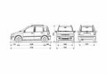 Blueprint Fiat Panda Wagon 2007 A4 Photo Print