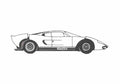 Blueprint Fiberfab Avenger Coupe 1971 A4 Photo Print