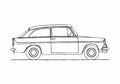 Blueprint Ford Anglia 105E Touring Saloon Conversion Wagon 1961 A4 Photo Print