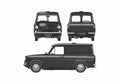 Blueprint Ford Anglia 307E Thames 5CW Van 1961 A4 Photo Print