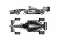 Blueprint Ford Benneton B194 Late version OW 1994 A4 Photo Print