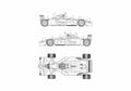 Blueprint Ford Benneton F1 OW 1994 A4 Photo Print