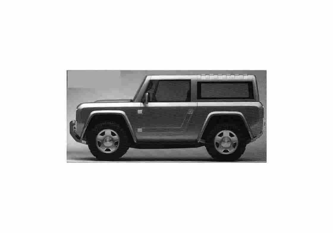 Blueprint Ford Bronco Concept SUV 2005 01 A4 Photo Print