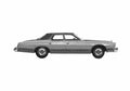 Blueprint Ford Brougham Landau 4 door Sedan 1975 A4 Photo Print