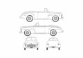 Blueprint Ford Cabriolet 1948 A4 Photo Print