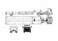 Blueprint Ford Cargo 1713 Trailer Truck 1986 A4 Photo Print