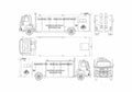 Blueprint Ford Cargo CF8000 Fire Truck 1988 A4 Photo Print