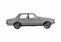 Blueprint Ford Cortina Mk IV Sedan 1976 A4 Photo Print