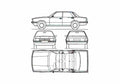 Blueprint Ford Cortina Mk IV Sedan 1979 A4 Photo Print