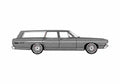 Blueprint Ford Custom 500 Ranch Wagon 1968 A4 Photo Print