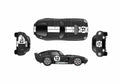 Blueprint Ford Daytona Cobra CSX2601 2286 Verb Coupe 1965 A4 Photo Print