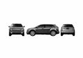 Blueprint Ford Edge SUV 2007 A4 Photo Print