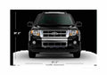 Blueprint Ford Escape SUV 2011 A4 Photo Print