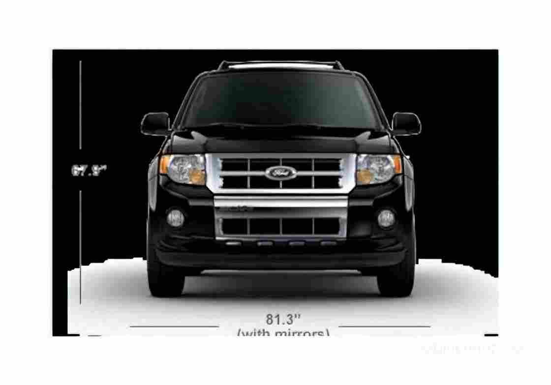 Blueprint Ford Escape SUV 2011 A4 Photo Print