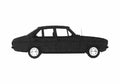 Blueprint Ford Escort GL Sedan 1978 A4 Photo Print