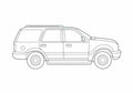 Blueprint Ford Expedition SUV 2000 A4 Photo Print