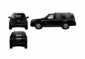 Blueprint Ford Expedition SUV 2007 A4 Photo Print