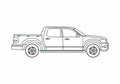 Blueprint Ford Explorer Sport Track Pick up 2007 A4 Photo Print