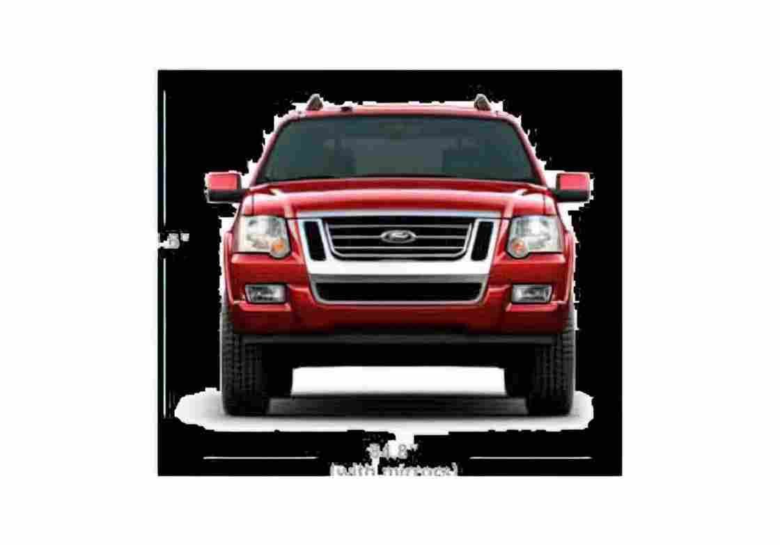 Blueprint Ford Explorer Trac SUV 2010 A4 Photo Print