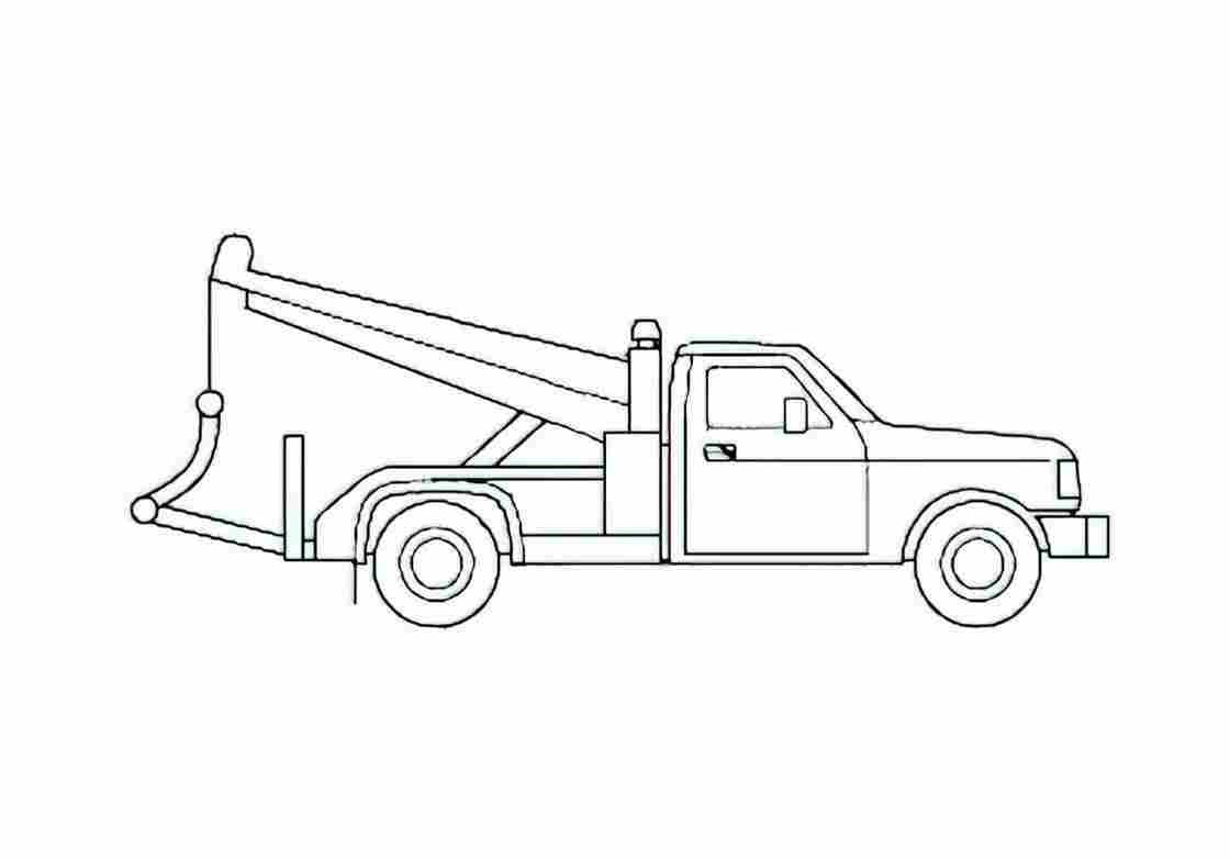 Blueprint Ford F 150 Truck 1995 A4 Photo Print
