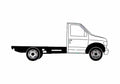 Blueprint Ford F 450 Truck 2006 A4 Photo Print
