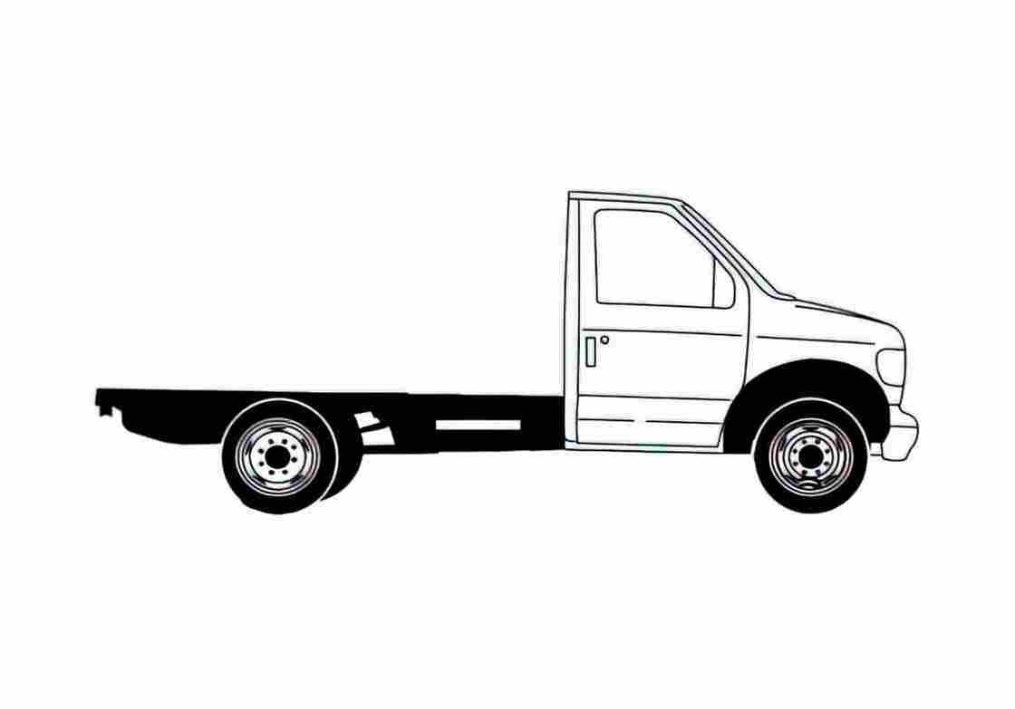 Blueprint Ford F 450 Truck 2006 A4 Photo Print