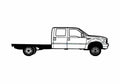 Blueprint Ford F 450 Truck 2007 A4 Photo Print