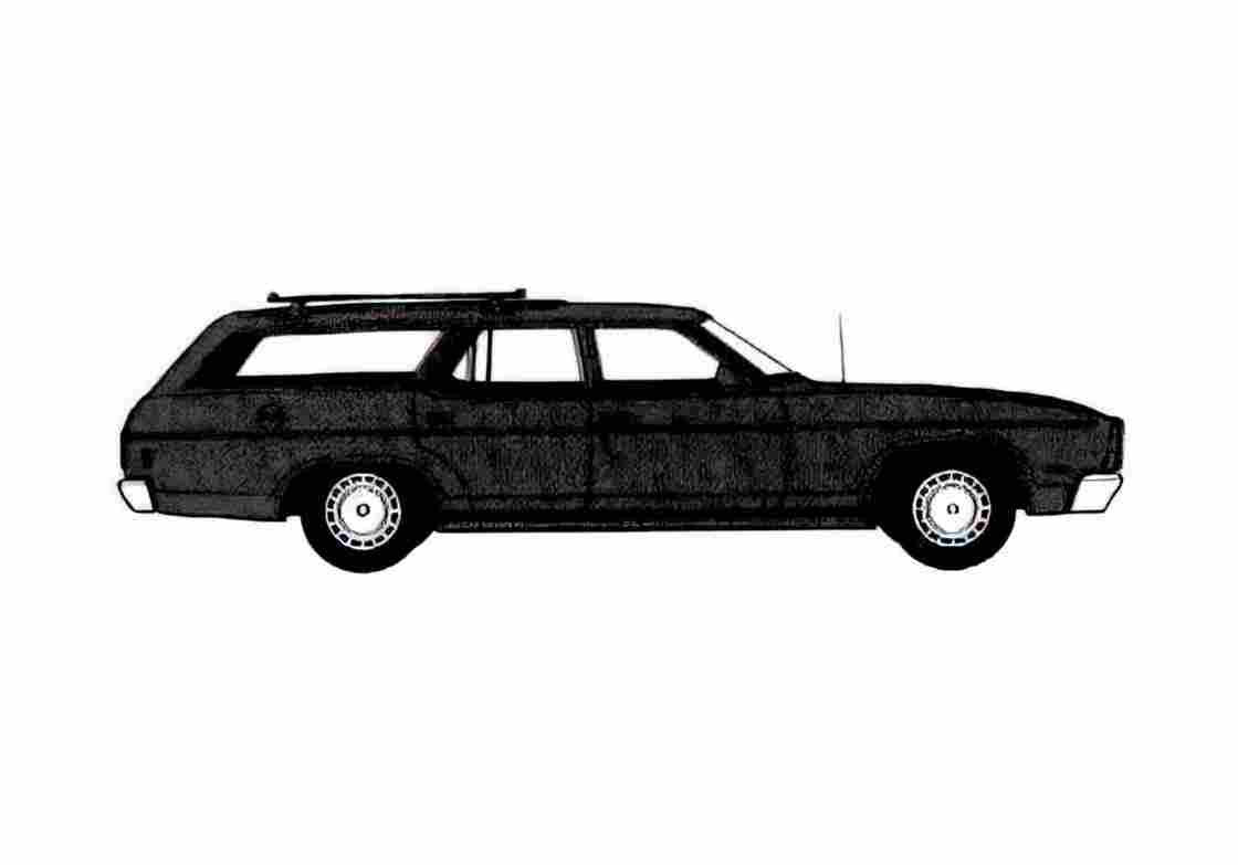 Blueprint Ford Fairmont Wagon 1978 A4 Photo Print