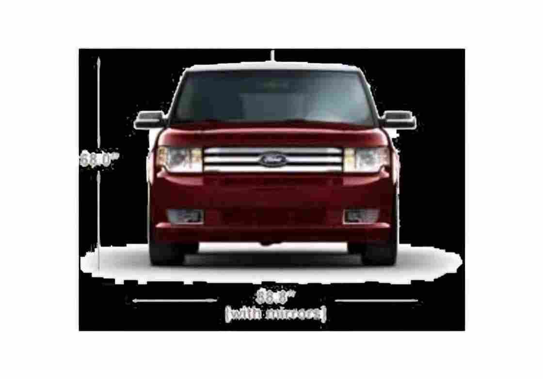 Blueprint Ford Flex SUV 2011 A4 Photo Print