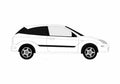 Blueprint Ford Focus 3 door Hatchback 2005 A4 Photo Print